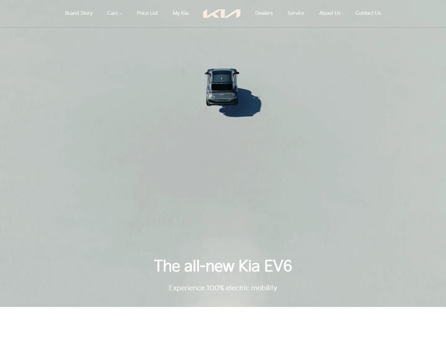 Kia Nepal website screenshot