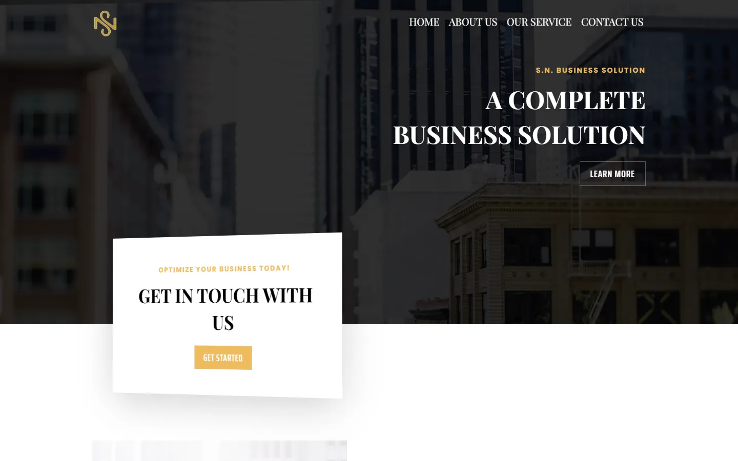 SNBiz Nepal website screenshot