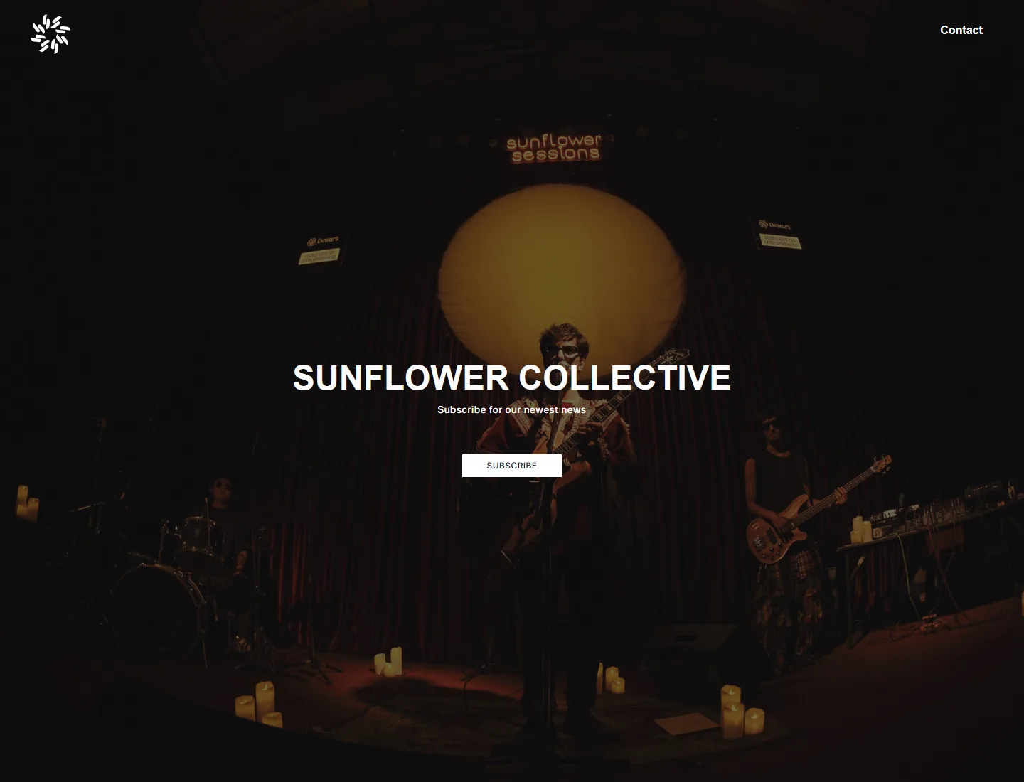 Sunflower Collective website screenshot